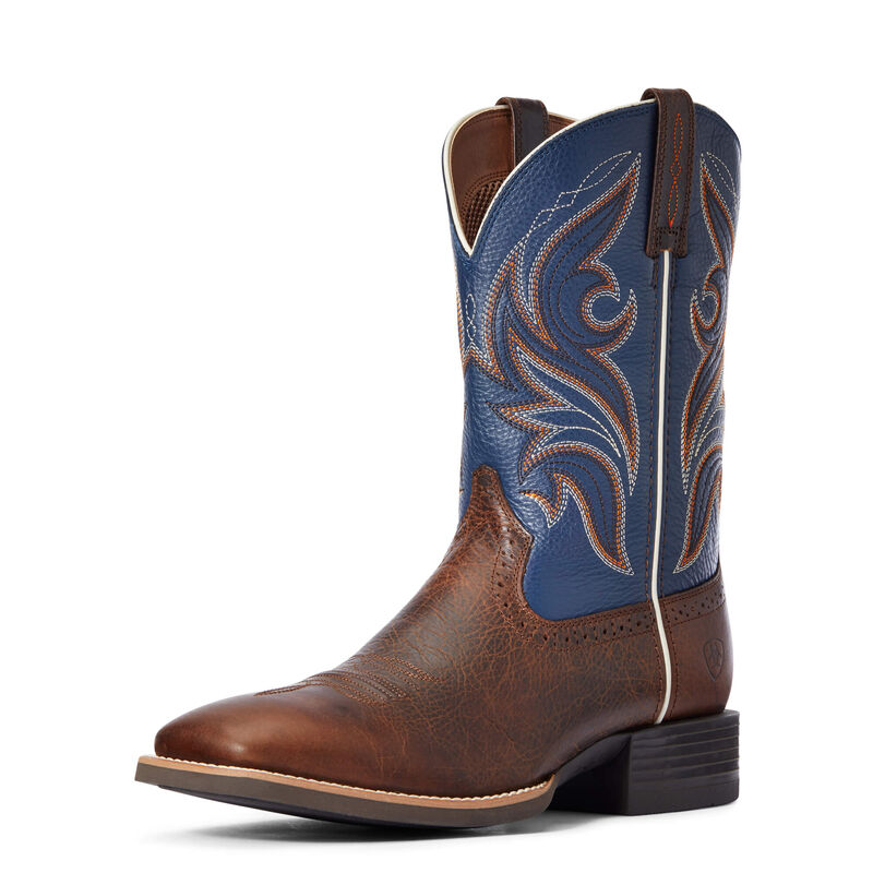 Ariat Westernstiefel Herren - Sport Knockout Braun/Blau ( YWMVN-6180 )